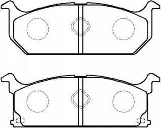 HSB Gold HP8443 - Brake Pad Set, disc brake autospares.lv