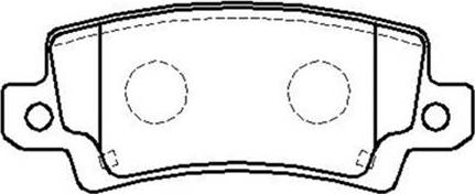 HSB Gold HP8475 - Brake Pad Set, disc brake autospares.lv