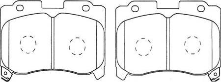 HSB Gold HP8470 - Brake Pad Set, disc brake autospares.lv