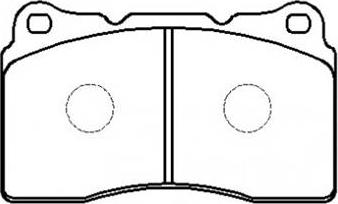 HSB Gold HP8562 - Brake Pad Set, disc brake autospares.lv