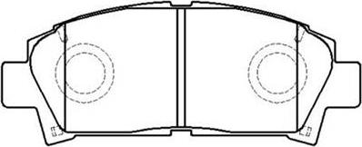 Valeo 670809 - Brake Pad Set, disc brake autospares.lv