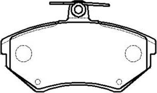 HSB Gold HP8533 - Brake Pad Set, disc brake autospares.lv