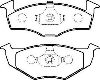 HSB Gold HP8529 - Brake Pad Set, disc brake autospares.lv