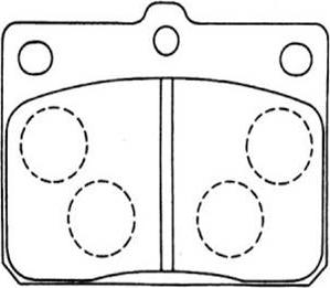 HSB Gold HP8148 - Brake Pad Set, disc brake autospares.lv