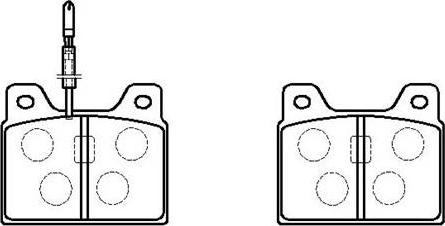 HSB Gold HP8394 - Brake Pad Set, disc brake autospares.lv