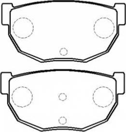 HSB Gold HP8362 - Brake Pad Set, disc brake autospares.lv