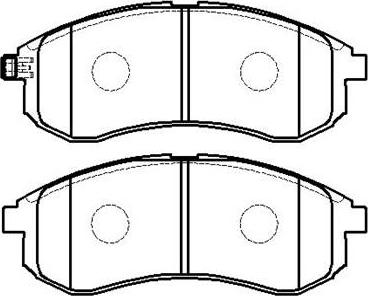 Roulunds Rubber 246381 - Brake Pad Set, disc brake autospares.lv