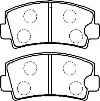 SBS 1501223201 - Brake Pad Set, disc brake autospares.lv