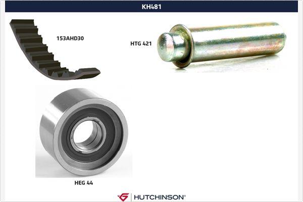 Hutchinson KH 481 - Timing Belt Set autospares.lv