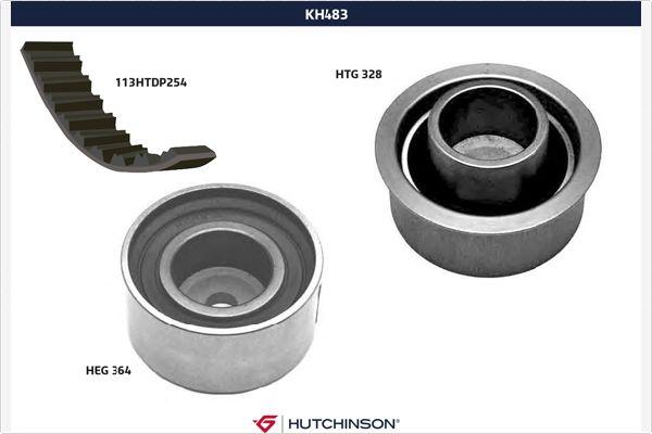 Hutchinson KH 483 - Timing Belt Set autospares.lv