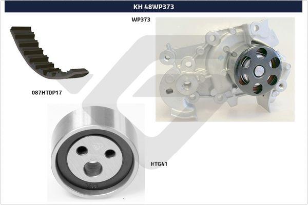 Hutchinson KH 48WP373 - Water Pump & Timing Belt Set autospares.lv