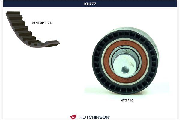 Hutchinson KH 477 - Timing Belt Set autospares.lv