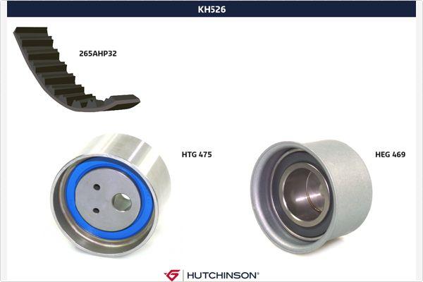 Hutchinson KH 526 - Timing Belt Set autospares.lv