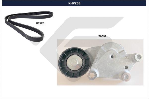 Hutchinson KHV 258 - V-Ribbed Belt Set autospares.lv