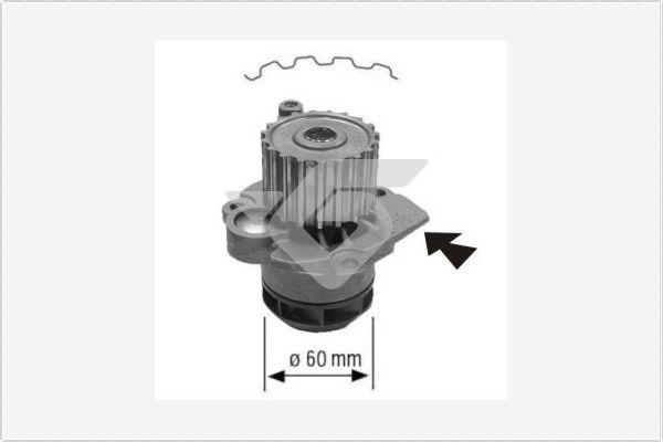 Hutchinson WP58 - Water Pump autospares.lv