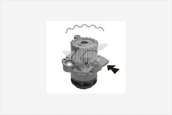 Hutchinson WP0057V - Water Pump autospares.lv