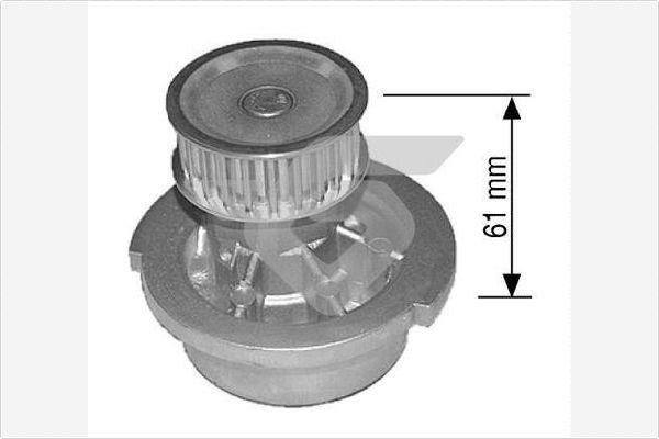 Hutchinson WP0019V - Water Pump autospares.lv