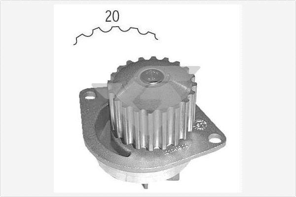 Hutchinson WP0017V - Water Pump autospares.lv