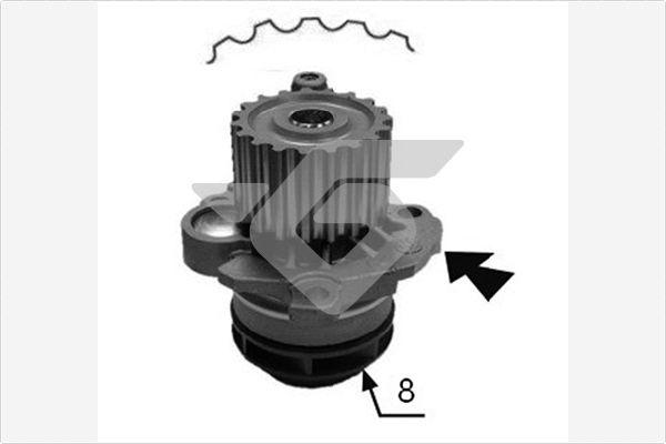 Hutchinson WP0079V - Water Pump autospares.lv