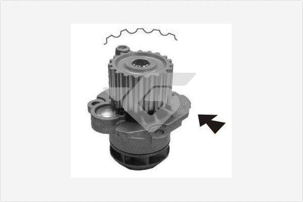 Hutchinson WP0071V - Water Pump autospares.lv