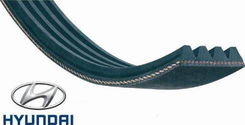 Hyundai 97713-2D100 - V-Ribbed Belt autospares.lv