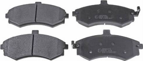 Hyundai 5810117A010 - Brake Pad Set, disc brake autospares.lv