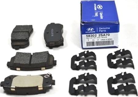 Hyundai 58302-2SA70 - Brake Pad Set, disc brake autospares.lv