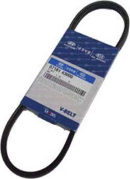 Hyundai 57181 43000 - V-Belt autospares.lv