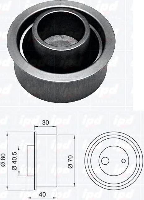 Hyundai 24410-23500 - Tensioner Pulley, timing belt autospares.lv