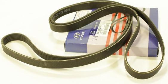 Hyundai 25212-2G100 - V-Ribbed Belt autospares.lv