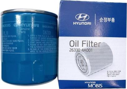 Hyundai 263304A001 - Oil Filter autospares.lv