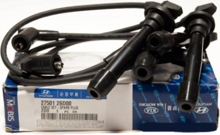 Hyundai 27501-02D00 - Ignition Cable Kit autospares.lv