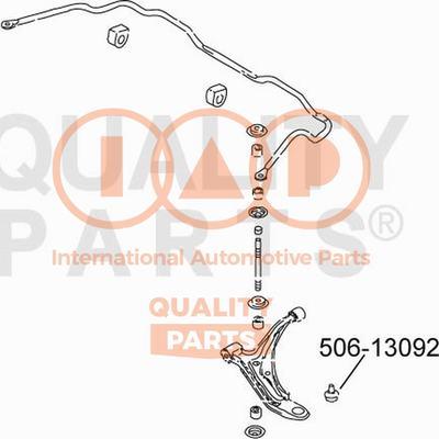 IAP QUALITY PARTS 506-13092 - Ball Joint autospares.lv