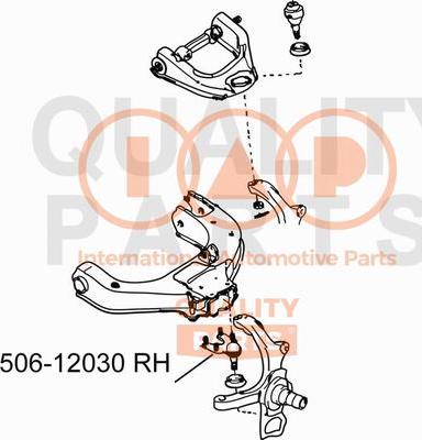 IAP QUALITY PARTS 506-12030 - Ball Joint autospares.lv