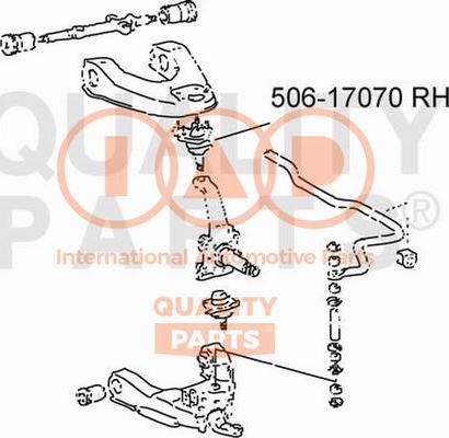 IAP QUALITY PARTS 506-17070 - Ball Joint autospares.lv