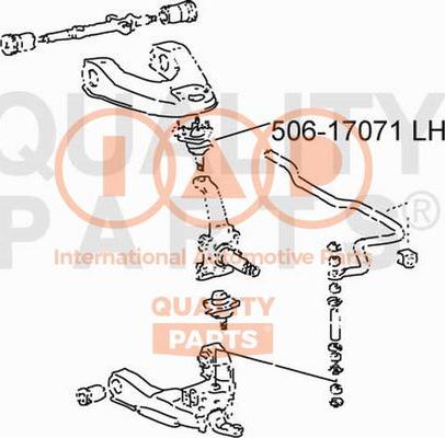 IAP QUALITY PARTS 506-17071 - Ball Joint autospares.lv