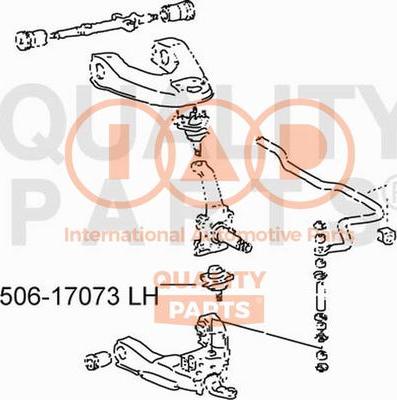 IAP QUALITY PARTS 506-17073 - Ball Joint autospares.lv