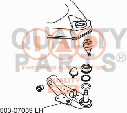 IAP QUALITY PARTS 503-07059 - Track Control Arm autospares.lv