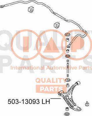 IAP QUALITY PARTS 503-13093 - Track Control Arm autospares.lv