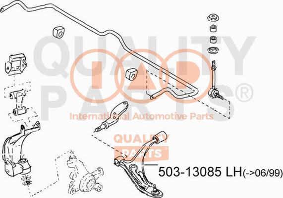 IAP QUALITY PARTS 503-13085 - Track Control Arm autospares.lv