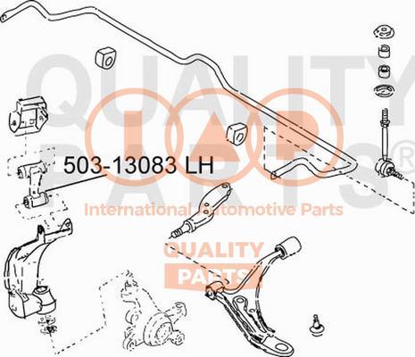 IAP QUALITY PARTS 503-13083 - Track Control Arm autospares.lv