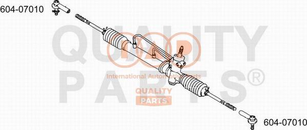 IAP QUALITY PARTS 604-07010 - Tie Rod End autospares.lv