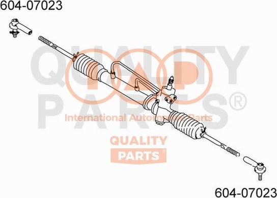 IAP QUALITY PARTS 604-07023 - Tie Rod End autospares.lv