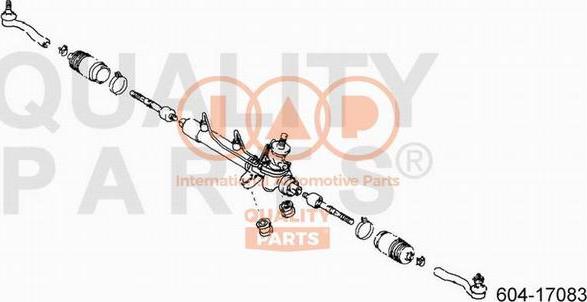 IAP QUALITY PARTS 604-17083 - Tie Rod End autospares.lv