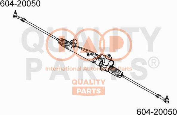 IAP QUALITY PARTS 604-20050 - Tie Rod End autospares.lv