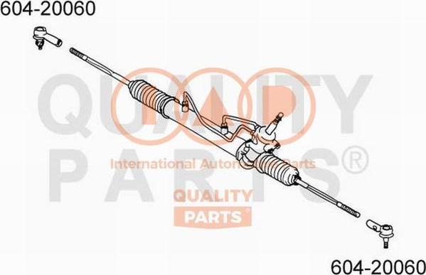 IAP QUALITY PARTS 604-20060 - Tie Rod End autospares.lv