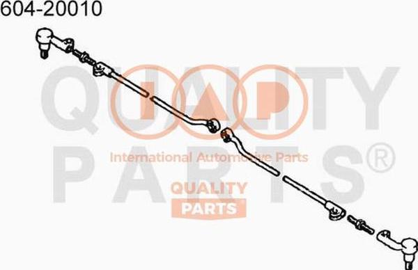 IAP QUALITY PARTS 604-20010 - Tie Rod End autospares.lv