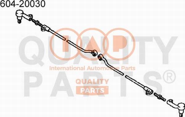 IAP QUALITY PARTS 604-20030 - Tie Rod End autospares.lv