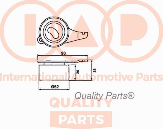IAP QUALITY PARTS 12711050 - Tensioner Pulley, timing belt autospares.lv