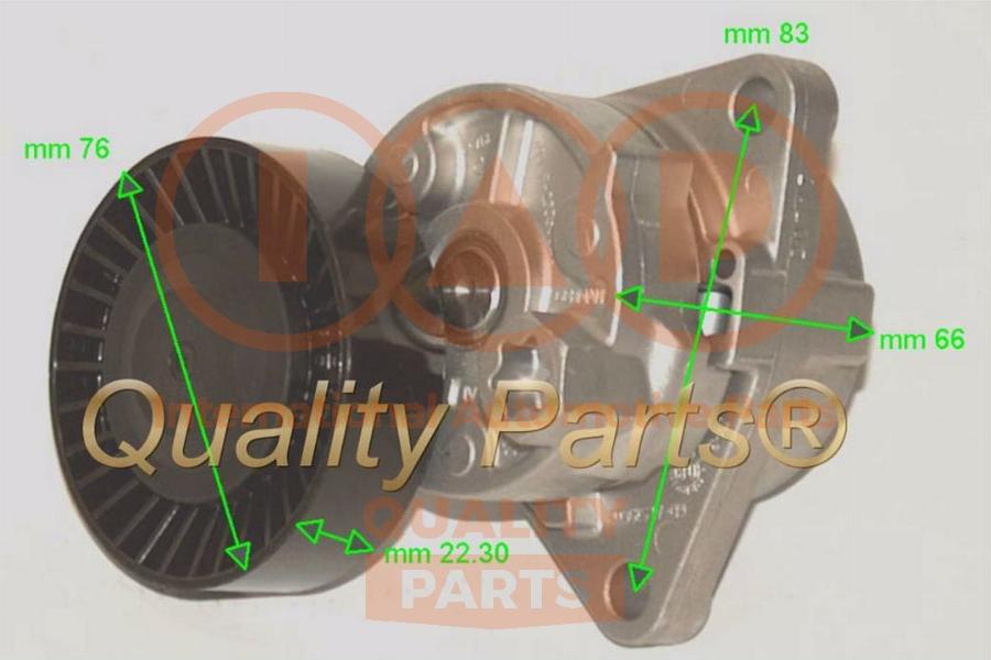 IAP QUALITY PARTS 12721154G - Pulley, v-ribbed belt autospares.lv